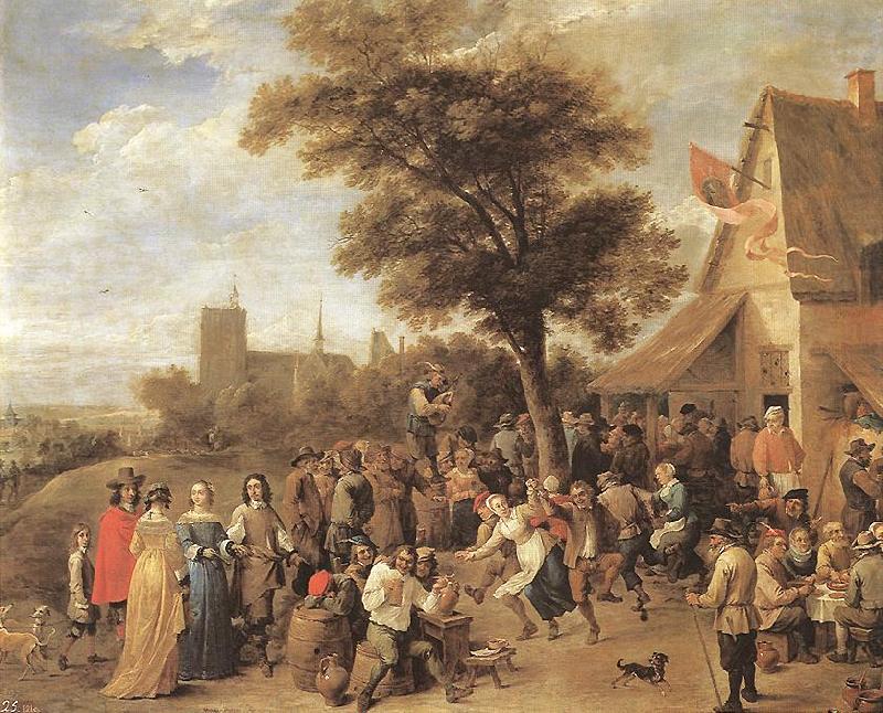 TENIERS, David the Younger Peasants Merry-making wt china oil painting image